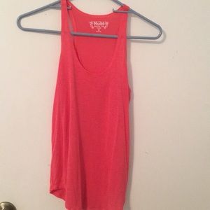 Bright pink tank top